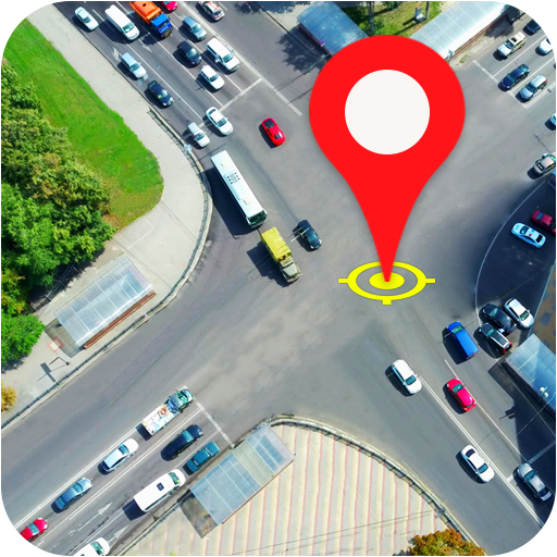 GPS-Erdsatellitenkarten