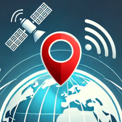 GPS-Koordinatenkarte