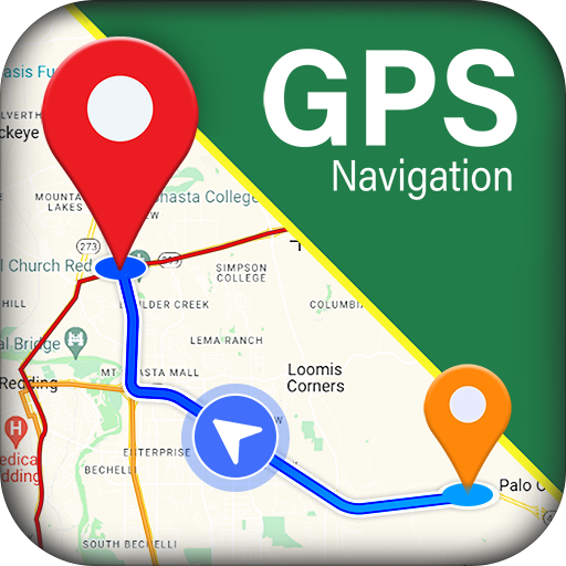 GPS-Navigation: Karte Richtung