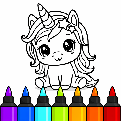 Einhorn Spiel für Kleinkinder