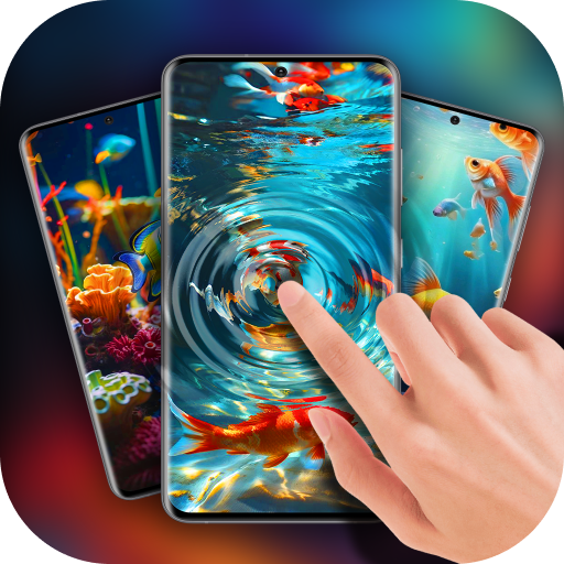 Wellen&3D Live-Hintergrundbild